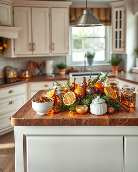 festive holiday potpourri creation