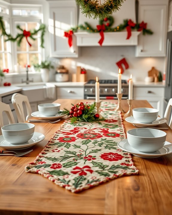 festive table runner ideas