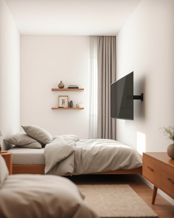 flexible tv viewing height