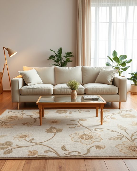 floral rugs for comfort