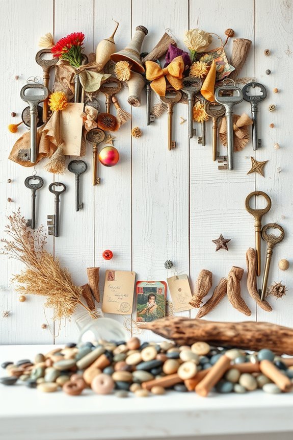 found object art collage