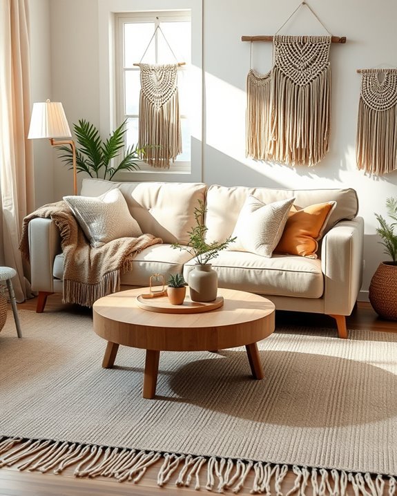 fringed decor enhances warmth