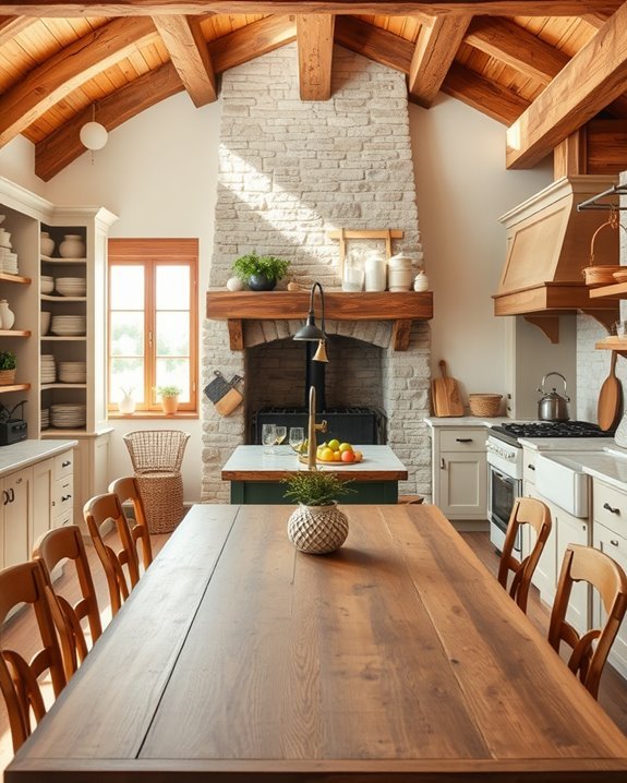 functional rustic kitchen design