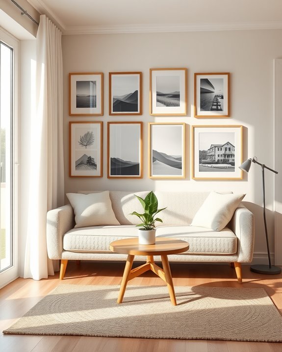 gallery wall photo display