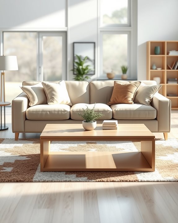 geometric rugs enhance modern aesthetics