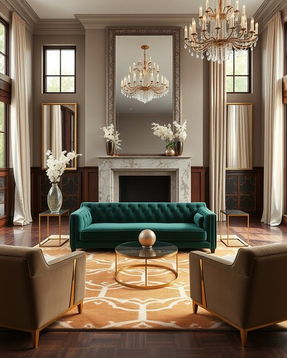 glamorous art deco elegance