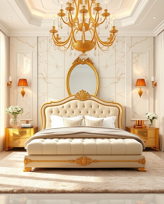 glamorous gold lighting fixtures