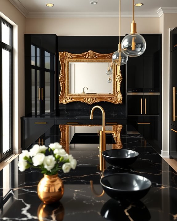 gold mirrors elevate decor