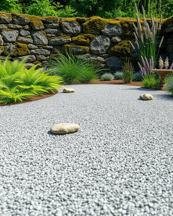 gravel enhances landscaping functionality
