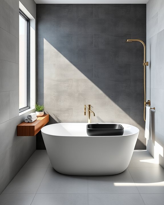 grey accent wall inspiration