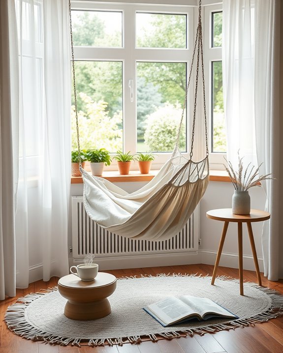 hammock chair bay window