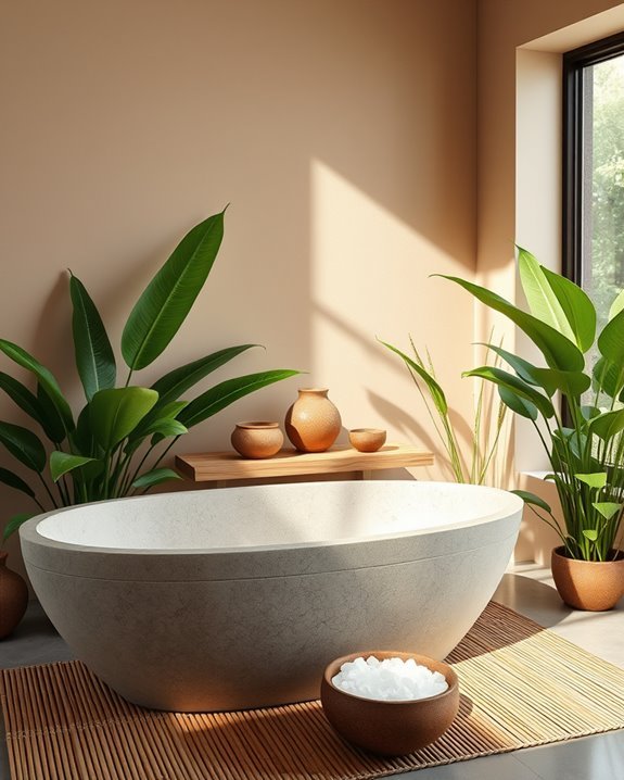 handcrafted ceramic bathroom decor