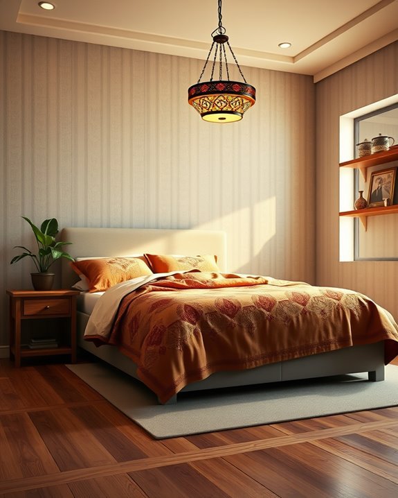 harmonious bedroom lighting design