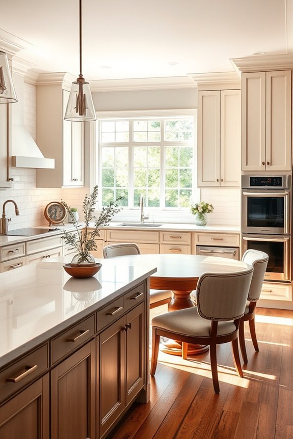 harmonious modern traditional kitchen design