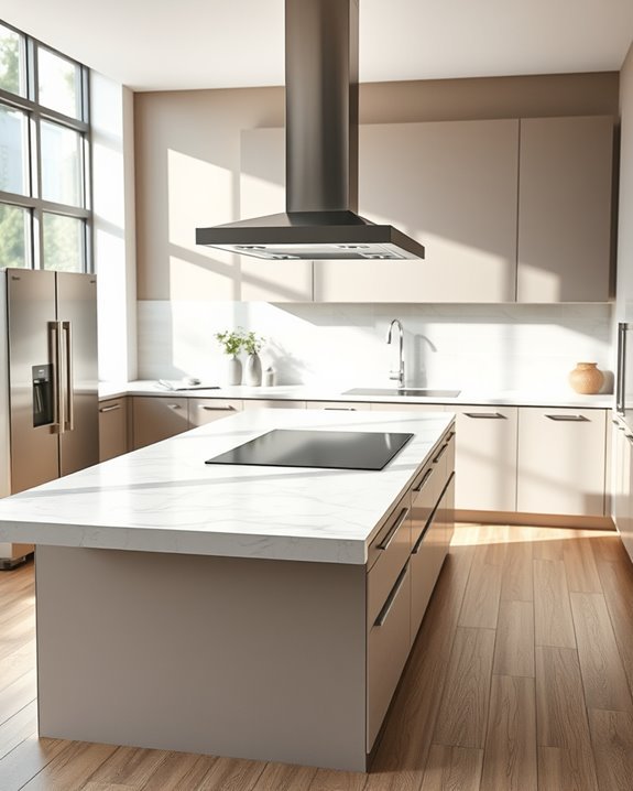 heat resistant kitchen surfaces enhance efficiency