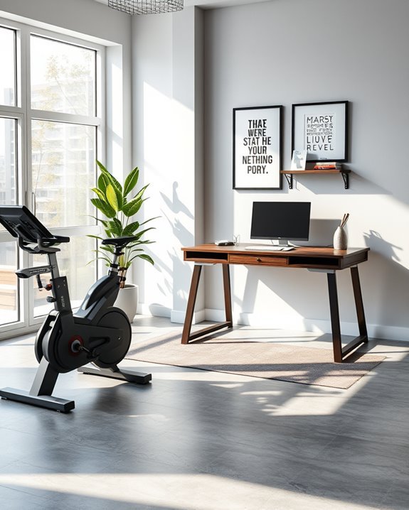 home office gym integration