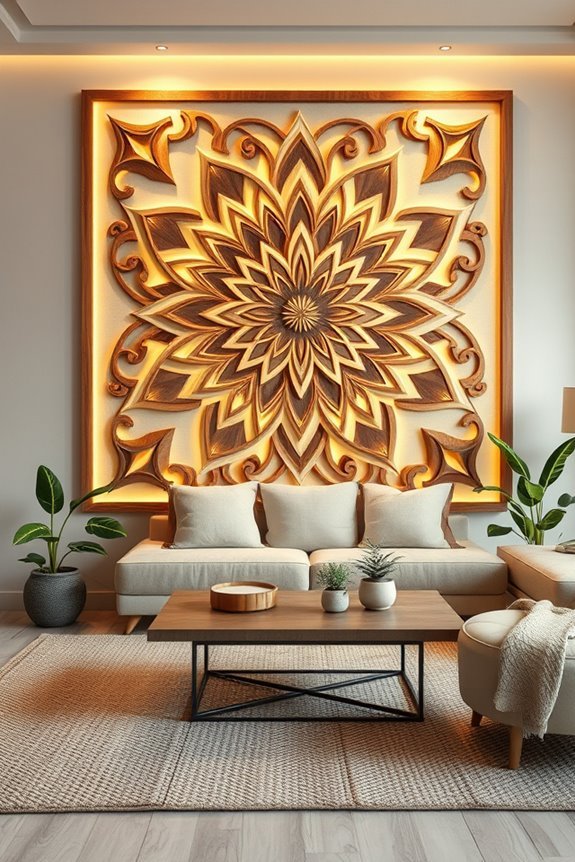 illuminated laser cut artistry