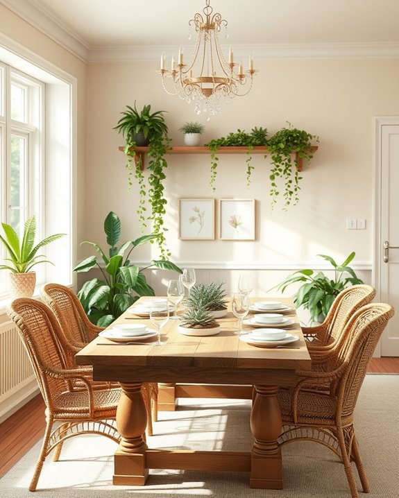 incorporate plants for ambiance