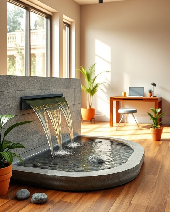 indoor fountains enhance ambiance