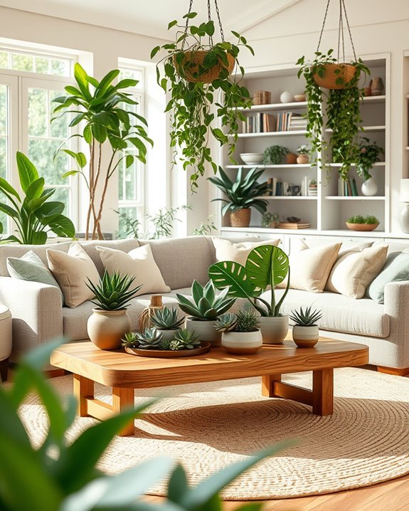 indoor plants enhance freshness