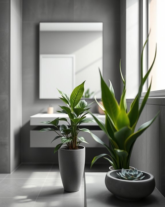 indoor plants for bathrooms