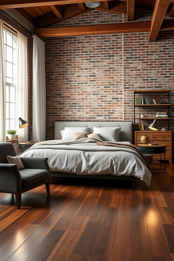 industrial urban bedroom design