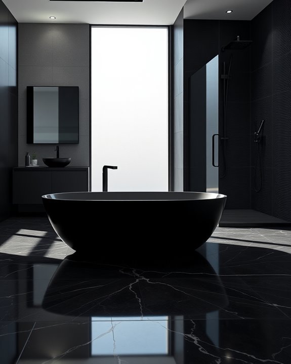innovative black bathroom technology