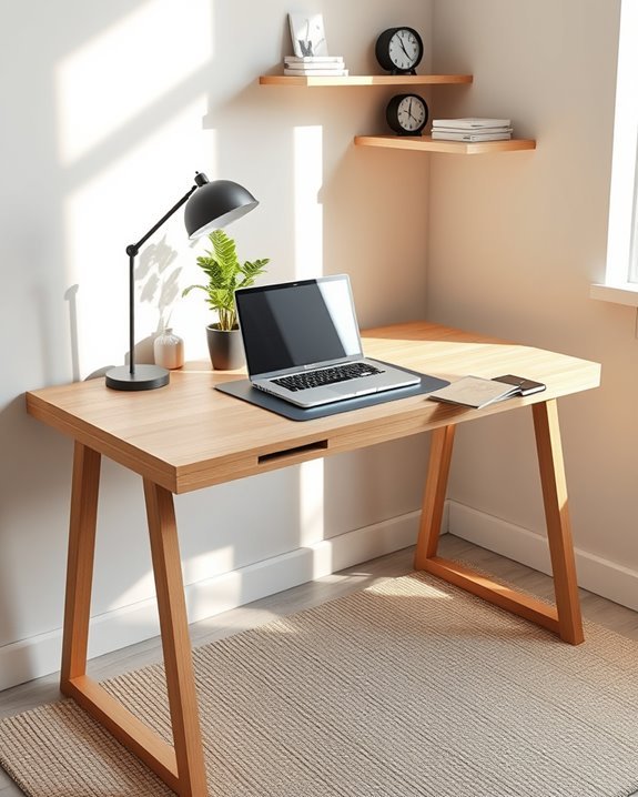 integrated charging desk convenience