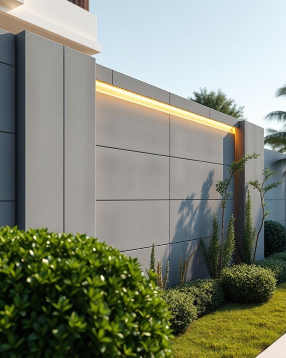 integrated lighting for security