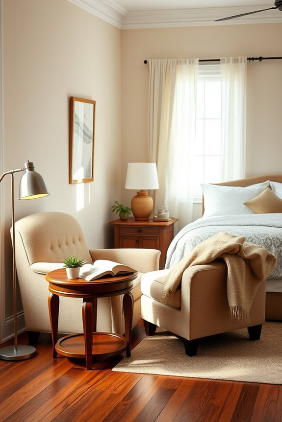 inviting cozy seating areas