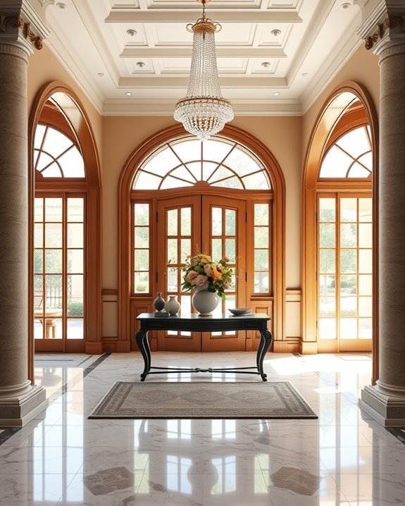 inviting elegant entryway design