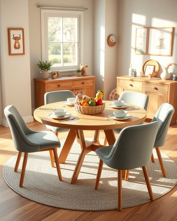 kid friendly dining decor ideas