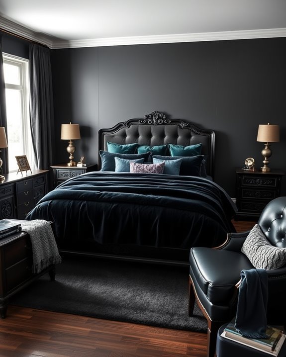 layer dark textured fabrics