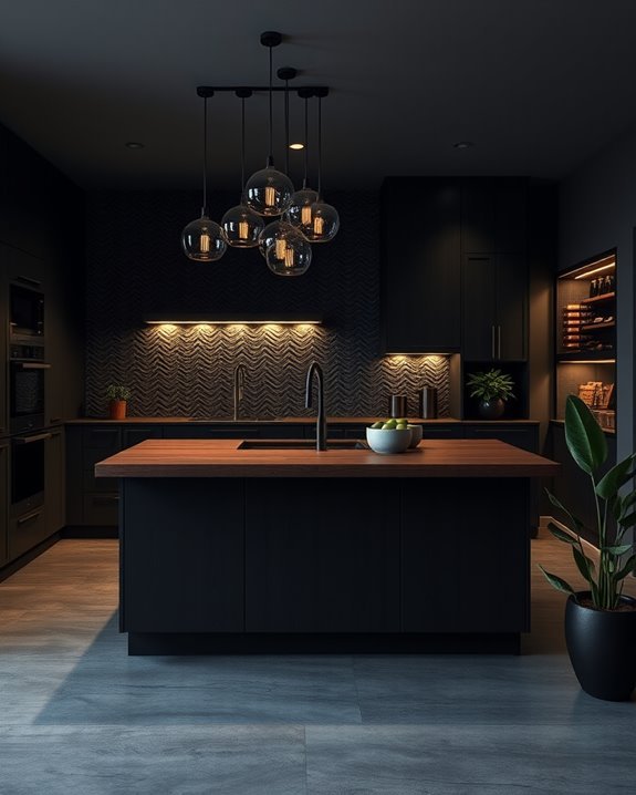 layered lighting enhances kitchens