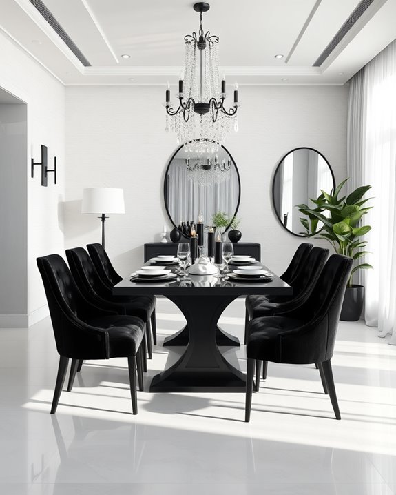 layered lighting for dining