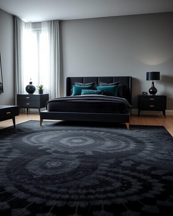 layered patterned rug techniques