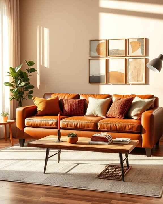 layering brown with earth tones