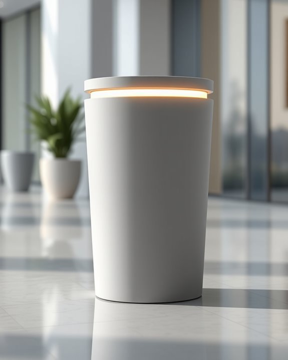 led dustbin for nighttime