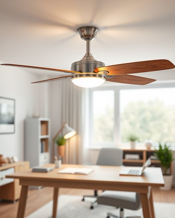 lighted ceiling fans enhance productivity