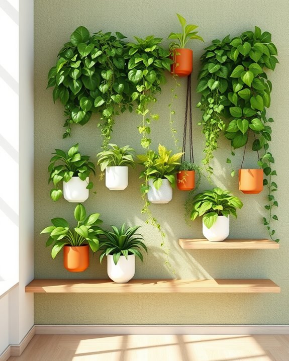 lush vertical indoor gardens