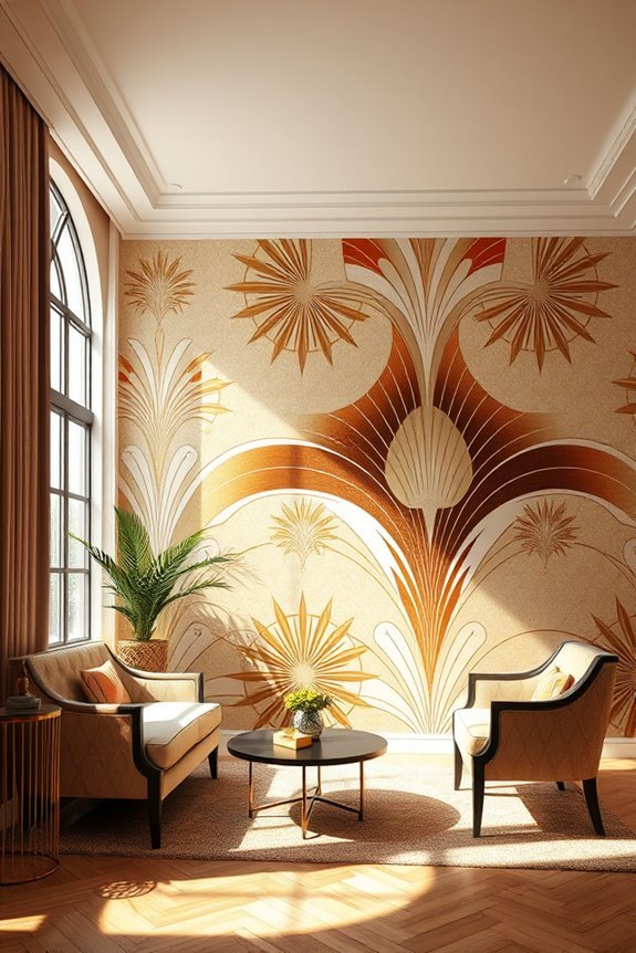 luxurious art deco patterns