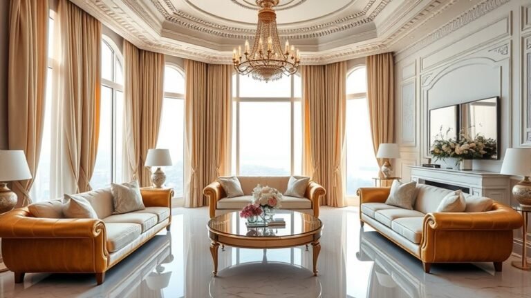 luxurious cream and gold designs