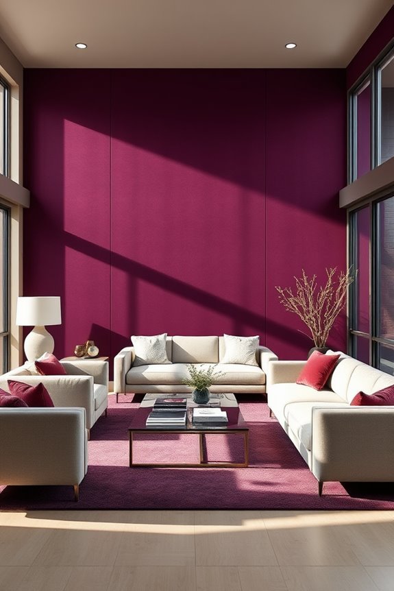 luxurious deep plum elegance