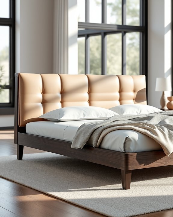 luxurious leather backrest elegance