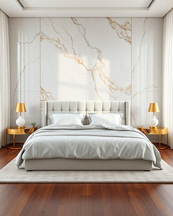 luxurious marble wall design