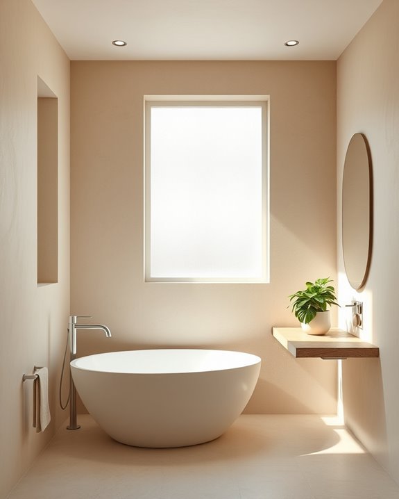 luxurious water resistant plaster walls