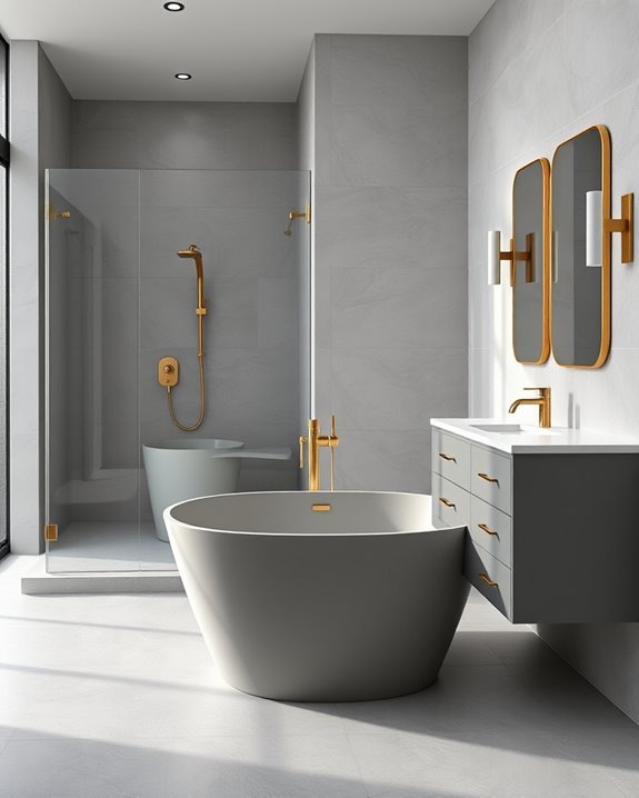 luxury grey and gold