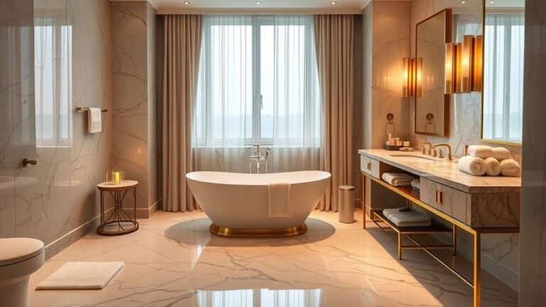 luxury hotel bathroom designs