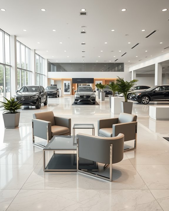 luxury seating and tables