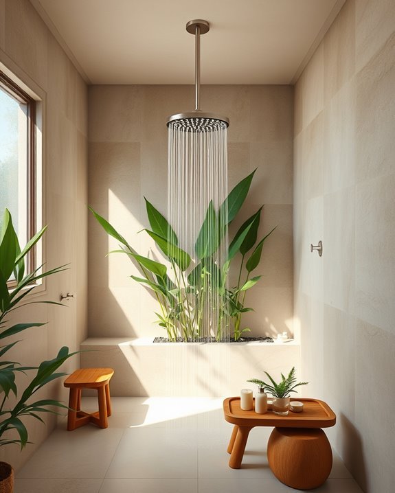 luxury spa like showers